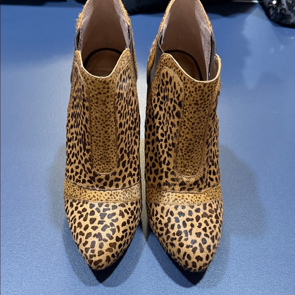 BCBGeneration Animal Print Ankle Booties